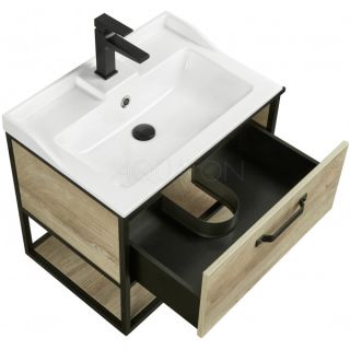 Тумба под раковину Акватон Лофт Фабрик 65см дуб эндгрейн 1A242301LTDU0